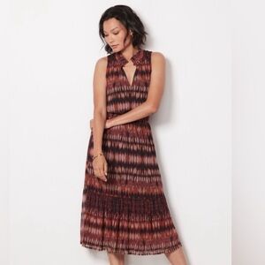 Evereve Gretta Mock Neck Midi Dress | Small